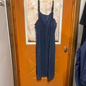 Denim Blue Sleeveless Dress